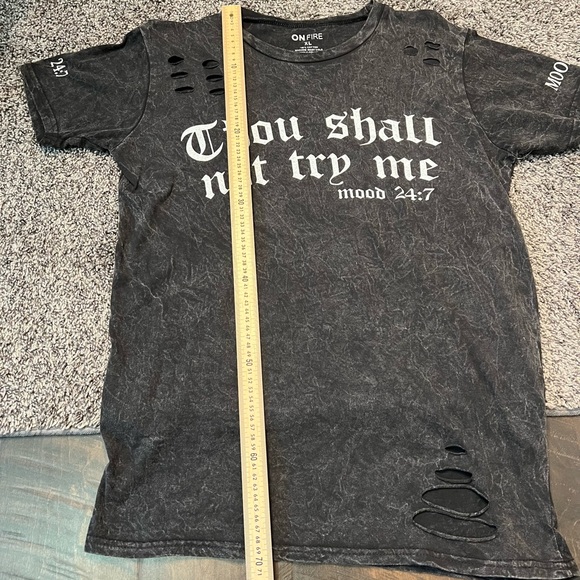 Awesome Distressed Tee! Brand: OnFire 🔥 - Picture 10 of 12